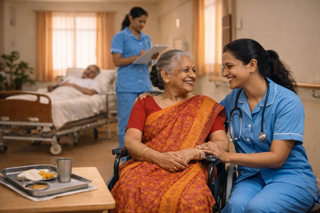 Old age home services and elder care facility in Ramapuram Chennai - John Bosco Care Home